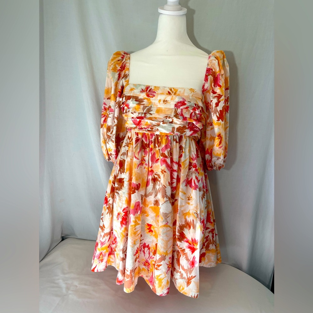 abercrombie floral dress